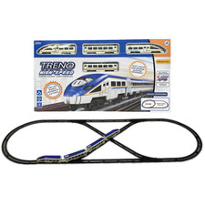 SET TRENO ALTA VELOCITA CON BINARI 45 PEZZI LUCI E SUONI GIOCO - TOY0147