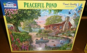 Peaceful Pond - White Mountain Puzzle – N.I.B. - #1623 - Picture 1 of 6