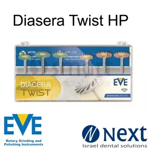 Dental Eve Diacera Twist HP 324 Zirkonia Poliersystem Diamant NEU Verarbeitung - Bild 1 von 3