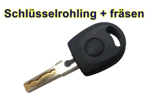 Chiave di ricambio con imitazione fresa per AUDI VW SKODA SEAT HAA - Foto 1 di 3