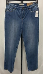 NWT. Coldwater Creek ladies size 6 straight leg mid rise jeans. - Picture 1 of 8
