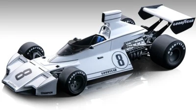 MODELLINO AUTO F1 STATICO TECNOMODEL BRABHAM BT44 SWEDEN GP 1974 VON OPEL 1:18 - Immagine 1 di 4