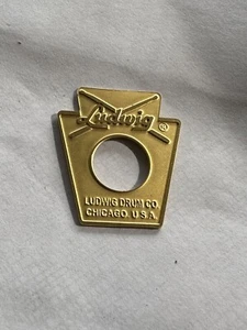 Ludwig 60’s Keystone Drum Badge - Picture 1 of 2