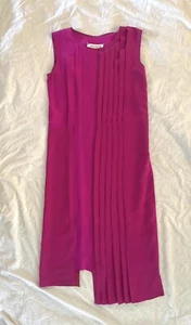 MAISON MARGIELA Pleated Asymmetrical Sleeveless Dress sz 38 XS 2 - Picture 1 of 8