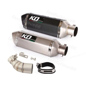 Slip-on For CF-moto Papio 125 2023 Exhaust Mid Link Pipe Muffler Tips Silencer - Picture 1 of 12