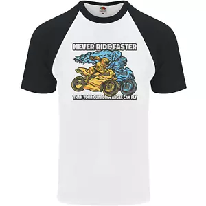 Fahrrad Sicherheit Motorrad Biker Motorrad HERREN S/S Baseball - Imagen 1 de 9
