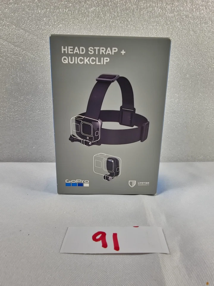 BRAND NEW GoPro Quick Clip Head Strap - Black (ACHOM-001) - Image 1 of 2