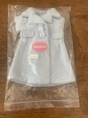 VETEMENTS Cappotto bambola GLOBAL l cappotto blu bambino nuovo