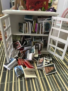 Mini Anxiety Bookshelf Wood Shake Away Your Anxiety With 70 Mini Book Scrapbook - Picture 1 of 13