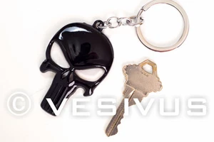 LLAVERO - Marvel CRÁNEO DE CASTIGADOR - NEGRO Llave Accesorio Joyería Geek Superhéroe - Imagen 1 de 1