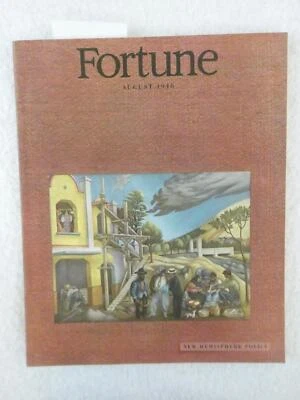 Vintage FORTUNE Magazine August 1946 FRANK LLOYD WRIGHT Taliesin - Image 1 of 4