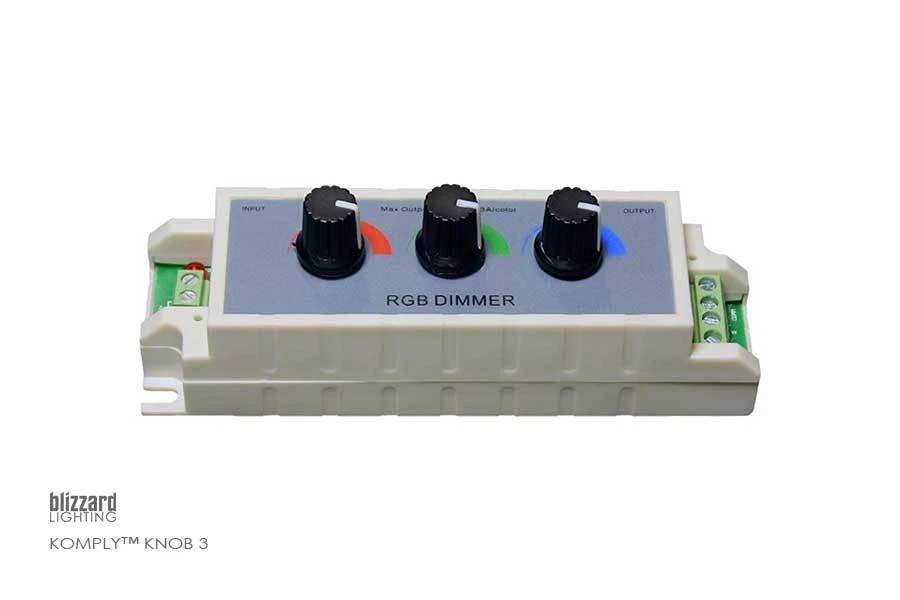 Blizzard Lighting Komply Knob 3 / 3 Channel RGB LED Dimmer / MAKE US AN OFFER! - Image 1 of 2