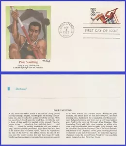 USA5 #C112 U/A FLEETWOOD FDC Stabhochsprung Olympische Sommerspiele - Bild 1 von 1