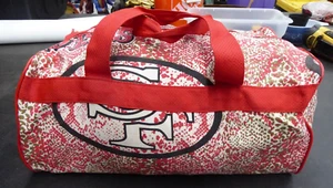 Vintage Zubaz 90's San Francisco 49ers Gym Duffel Bag - Picture 1 of 7