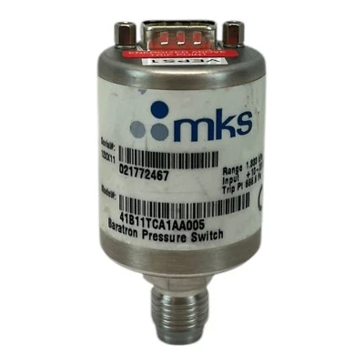 MKS BARATRON PRESSURE SWITCH 41B11TCA1AA005 1.333KPA - Image 1 of 4
