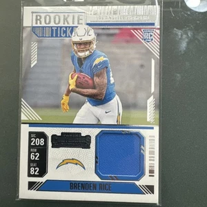 2024 Panini Contenders - Brenden Rice Rookie Ticket Swatch (RC) #RTS-BRE - Bild 1 von 2