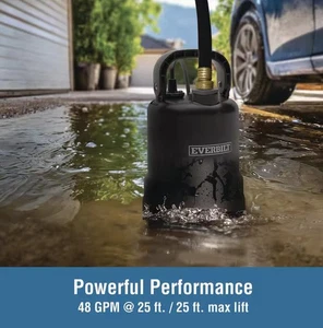 Everbilt 1/3 HP Submersible Aluminum Utility Pump - Picture 1 of 3