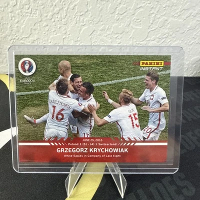 2016 Panini Instant UEFA Grzegorz Krychowiak #52/35 Poland - Image 1 of 2