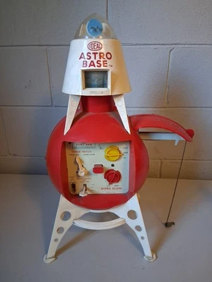Juguete de laboratorio de control espacial vintage IDEAL Toy Co ASTROBASE piezas reparación incompleto Foto 1 de 4