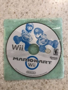 SUPER MARIO KART WII NINTENDO WII GAME DISC ONLY WORKS GREAT NES HQ - Picture 1 of 1