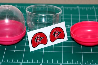 2013-2014 San Diego State Aztecs *CALCOMANÍAS TROQUELADAS* para cascos de fútbol Gumball Foto 1 de 2