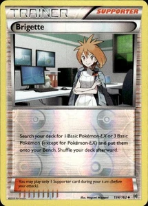 Pokemon Reverse Holo Brigette XY - BREAKthrough 134/162 LP - Picture 1 of 2