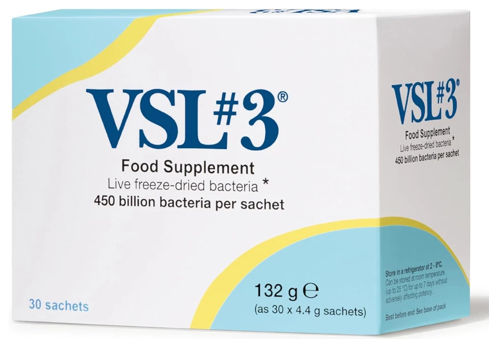 VSL3 VSL #3 Probiotic Supplement 30 Sachets 132g total LONG Exp: