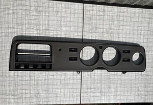 FORD CAPRI Mk3 TWO DIAL DASH INSTRUMENT SURROUND FASCIA - UNCUT - L GL - Picture 1 of 10