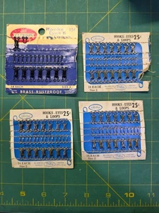 VINTAGE NÄHPAKET HAKEN & ÖSEN GR. 2 & 3 - Bild 1 von 2