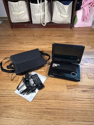 Audiovox DS9343 Negro 9" Pantalla Giratoria USB SD Lector de Tarjetas Reproductor de DVD Portátil Foto 1 de 4