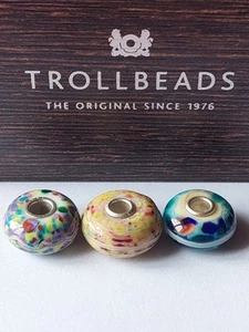 NEU Original Trollbeads 3 Trollsteine neu! - Bild 1 von 9