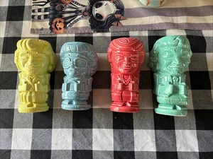 "Golden Girls" Geeki Tikis TV Full Size Tiki Mug Set of 4 Ceramic Colorful Cups - Picture 1 of 7