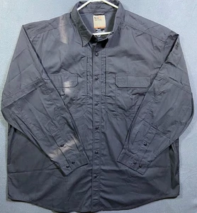 5.11 Tactical # 72175 Gray Grey Men's L/S Shirt Sz 3XL Regular Ripstop *read - Picture 1 of 14