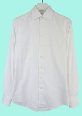 Suitsupply Traveller Extra Slim Fit Camisa Formal Hombre 38/15 Cuello Blanco - Imagen 1 de 4