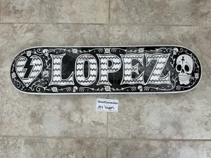 Mystery Skateboards Adrian Lopez Día De Los Muertos Deck Black Box Distribution - Imagen 1 de 13