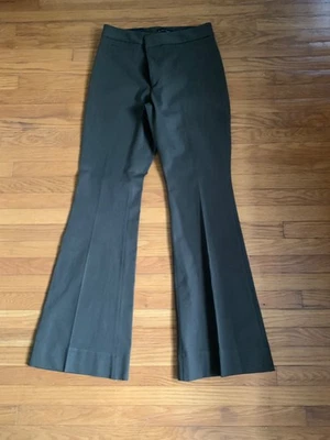 Pantalones de mezclilla elásticos de pierna acampanada verde Banana Republic entrepierna 34" talla 8 NUEVO Foto 1 de 4
