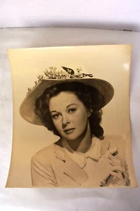 Vintage Susan Hayward Américain Film Actrice Noir et Blanc Photo Portrait - Photo 1/3