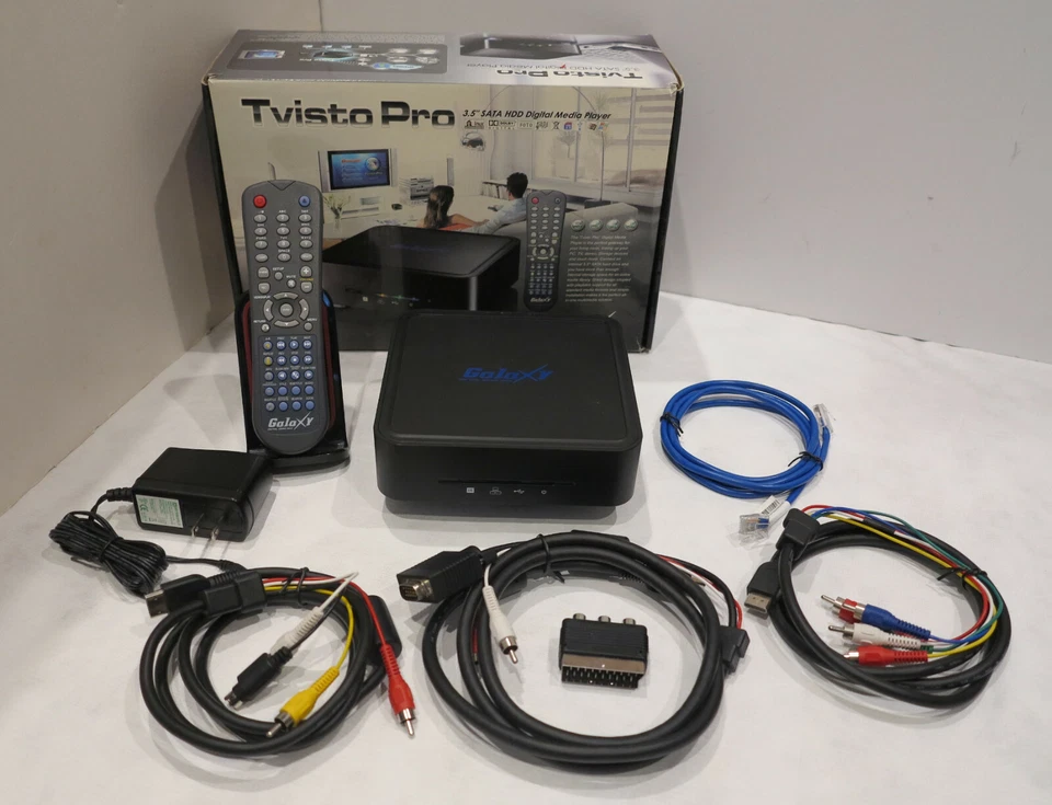 Galaxy Metal Gear 3500 Tvisto Pro 80GB SATA HDD MultiMedia Player Streamer - Image 1 of 4