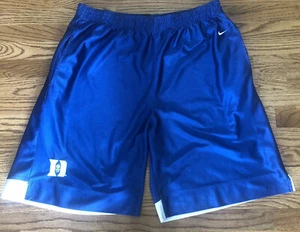 Duke Blue Devils Nike Basketball Shorts Mens 2XL Missing Drawstring Rare Version - Picture 1 of 6