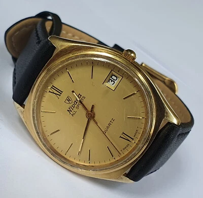 Vintage NIVADA All Sports Quartz Date Harley Ronda 3975 Swiss Made Wristwatch - Image 1 of 4