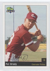 1991 Classic Best Clearwater Phillies Pat Brady #15