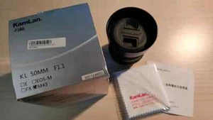 Kamlan 50mm f1.1 Manual Large Aperture M43 - Imagen 1 de 4