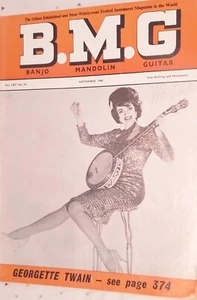 Vintage Old Tune Magazine Music BMG Banjo Madolin Guitar Sept 1968 Instruments - Picture 1 of 8