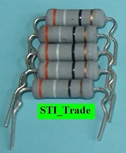 39 ohmios - 2W 2 vatios 5% Resistencias CF Cantidad 5 - ¡Bonificación! - Imagen 1 de 3