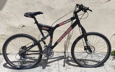 Винтажный 2002 Specialized Hardrock Uno FSR Горный Велосипед Передняя Задняя Подвеска Размер L - Изображение 1 из 4