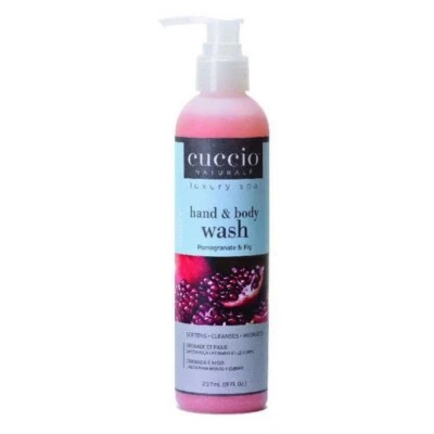 Cuccio Hand and Body Wash - Pomegranate and Fig - 8 oz