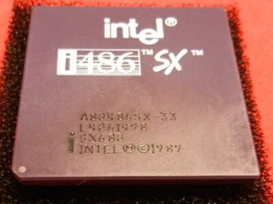 Intel i486 SX - 33 Microprocessor (33 MHz Version) - Bild 1 von 4