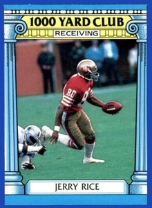 Jerry Rice 1987 Topps 1000 Yard Club Set Break #  2  NM-MT - Picture 1 of 1