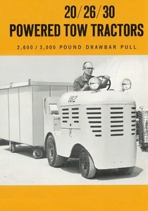 Clark Equipment Color Sales Brochure Tow Tractors Clarkat 20 26 30 Gas Powered - Picture 1 of 9