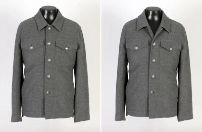 Brunello Cucinelli 100% Cashmere Shirt Jacket - L - Gray - New - $6995 Retail - Image 1 of 4